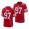 2022 23 49ers nick bosa scarlet game jersey scaled