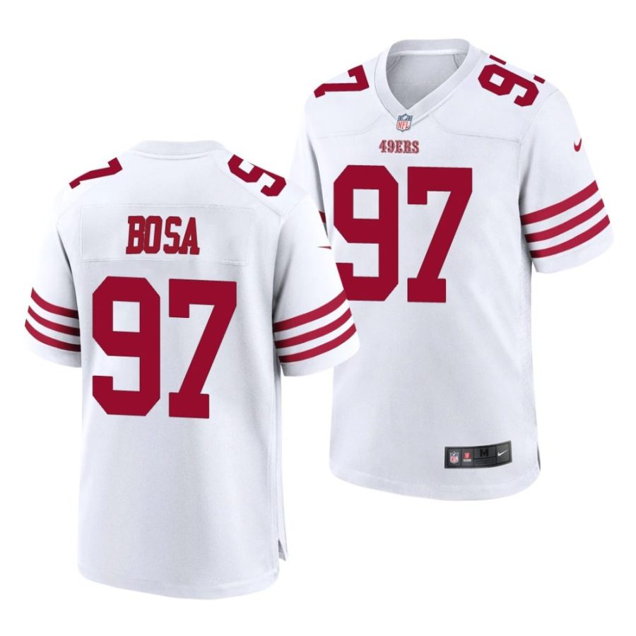 2022 23 49ers nick bosa white game jersey scaled