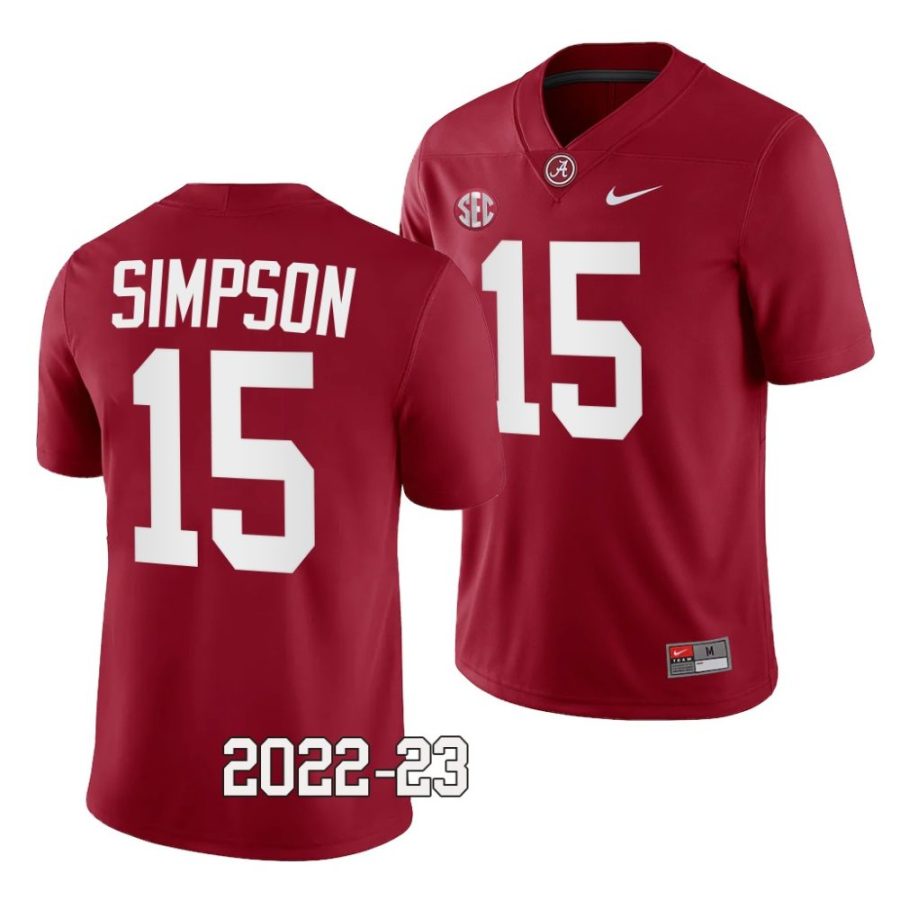 2022 23 alabama crimson tide ty simpson crimson college football jersey scaled