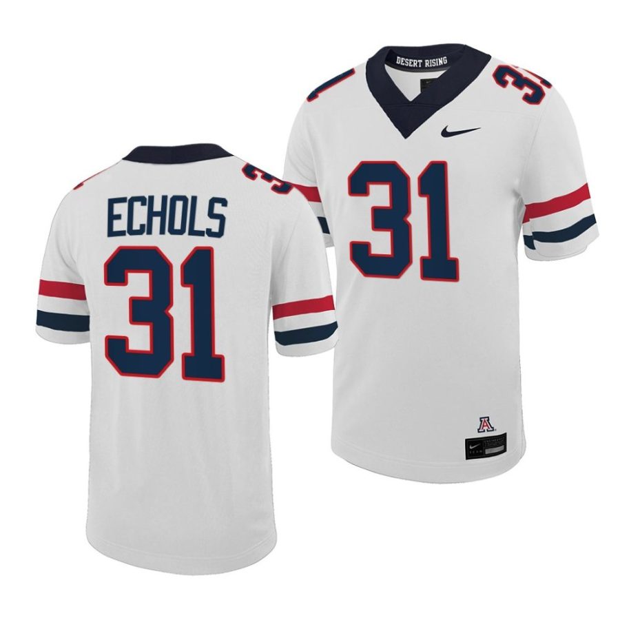 2022 23 arizona wildcats hunter echols white untouchable game football jersey scaled