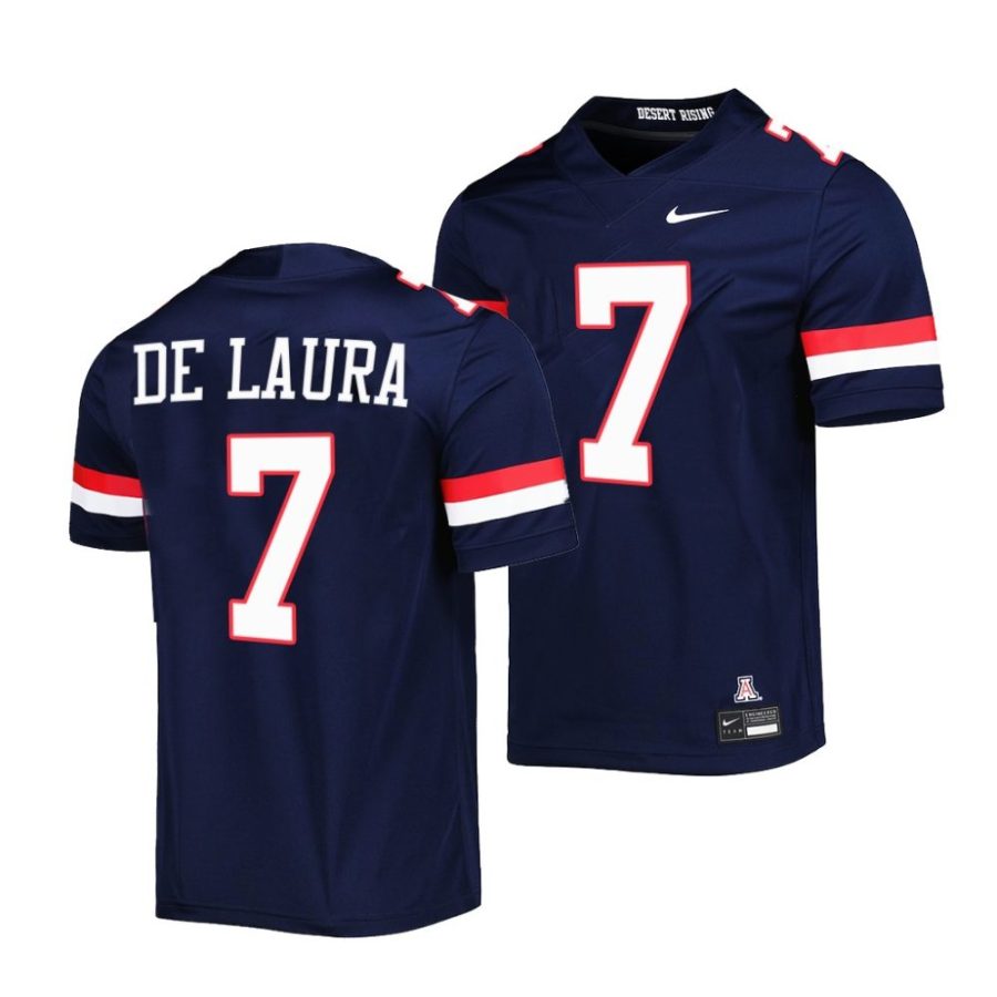 2022 23 arizona wildcats jayden de laura navy untouchable football jersey scaled