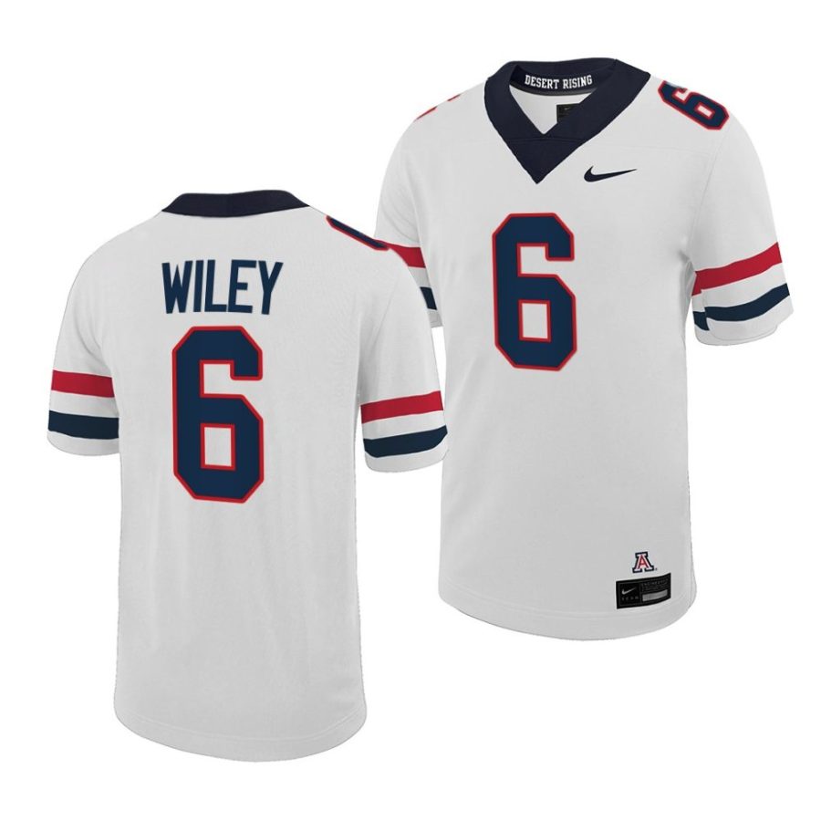 2022 23 arizona wildcats michael wiley white untouchable game football jersey scaled