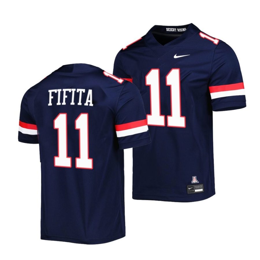 2022 23 arizona wildcats noah fifita navy untouchable football jersey scaled