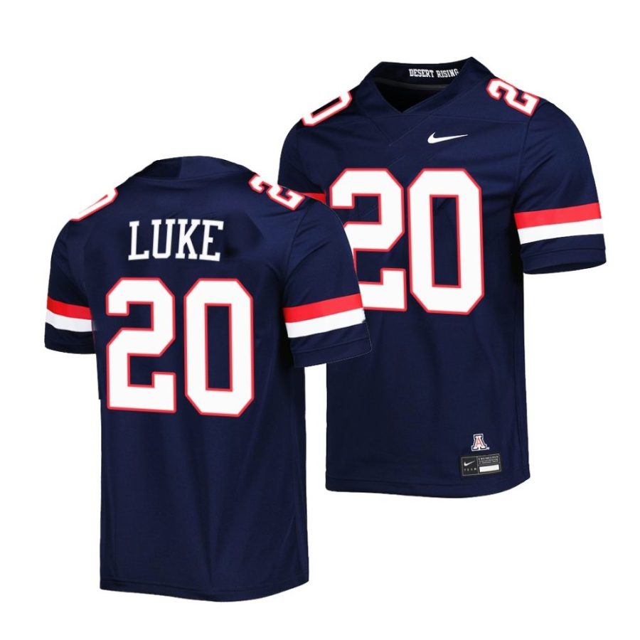 2022 23 arizona wildcats rayshon luke navy untouchable football jersey scaled