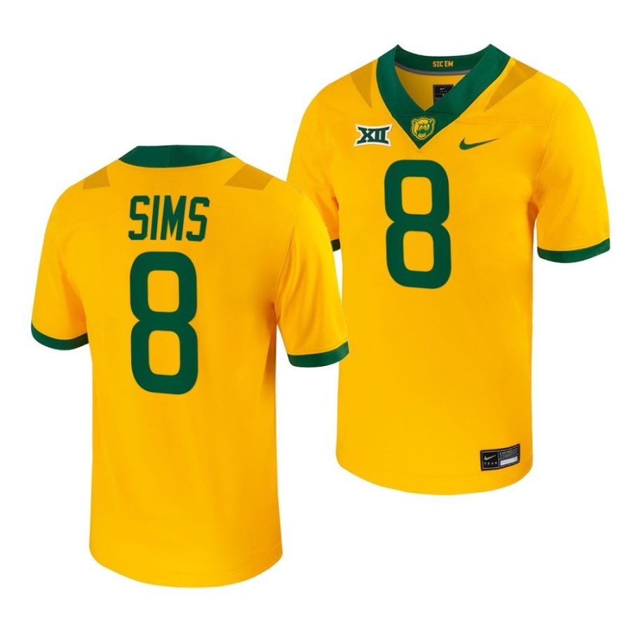 2022 23 baylor bears ben sims gold untouchable game football jersey scaled