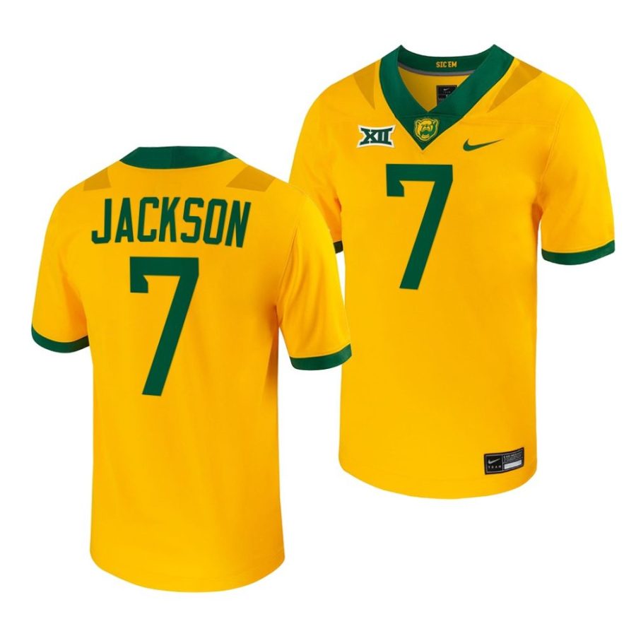 2022 23 baylor bears bryson jackson gold untouchable game football jersey scaled