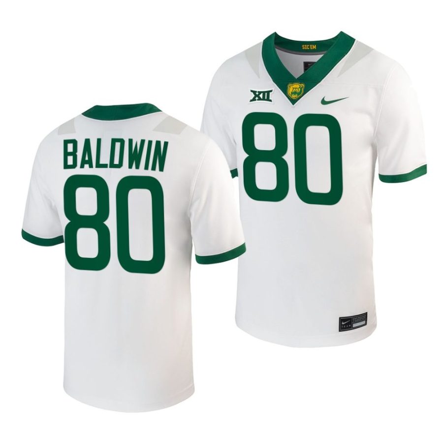 2022 23 baylor bears monaray baldwin white untouchable game football jersey scaled