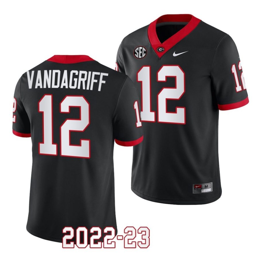 2022 23 bulldogs brock vandagriff black college football alternate jersey scaled