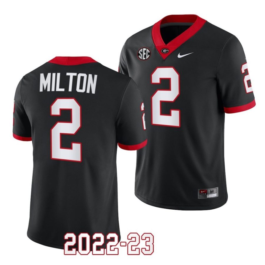 2022 23 bulldogs kendall milton black college football alternate jersey scaled