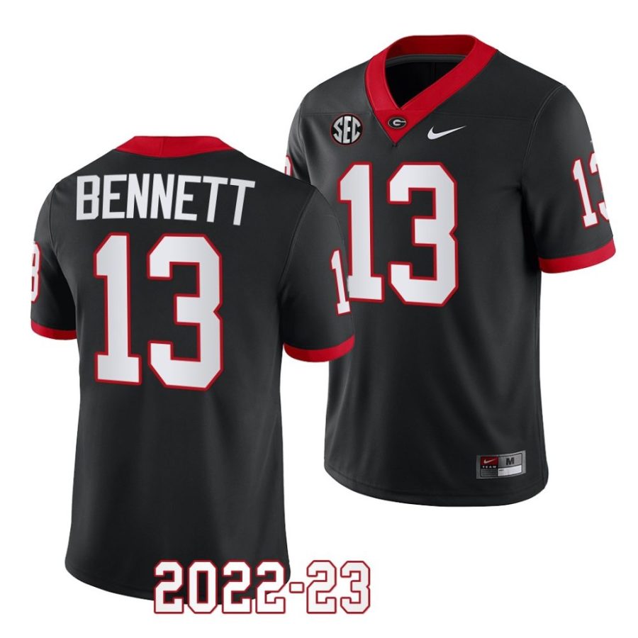 2022 23 bulldogs stetson bennett black college football alternate jersey scaled