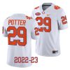 2022 23 clemson tigers b.t. potter white college football game jersey scaled