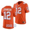 2022 23 clemson tigers hunter johnson orange game college football jersey scaled