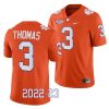2022 23 clemson tigers xavier thomas orange game college football jersey scaled