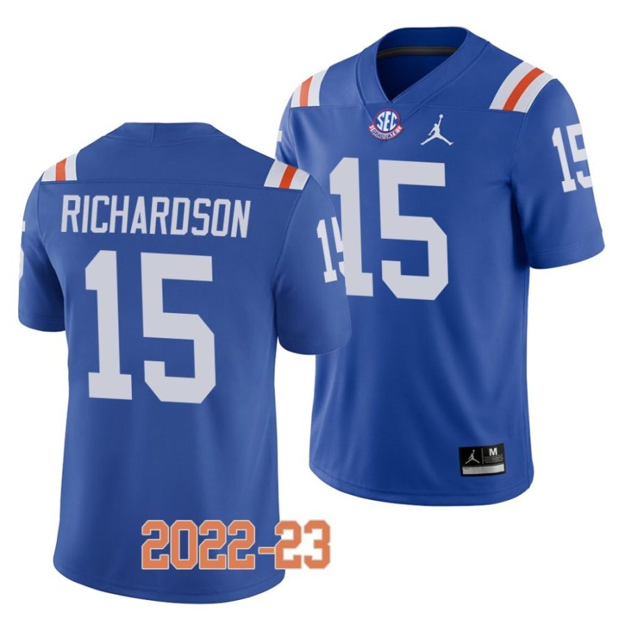 2022 23 florida gators anthony richardson blue college football throwback jersey scaled