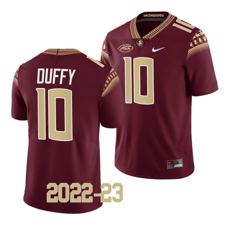 2022 23 florida state seminoles aj duffy garnet college football replica jersey scaled