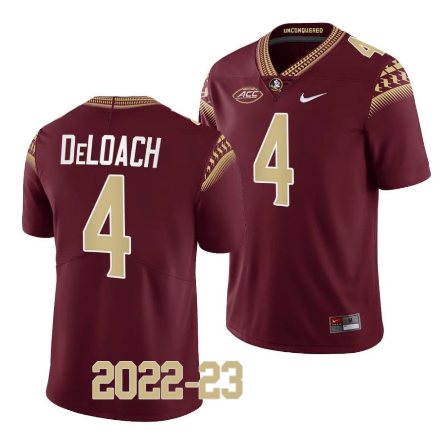 2022 23 florida state seminoles kalen deloach garnet college football replica jersey scaled