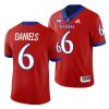 2022 23 kansas jayhawks jalon daniels red college football jersey scaled