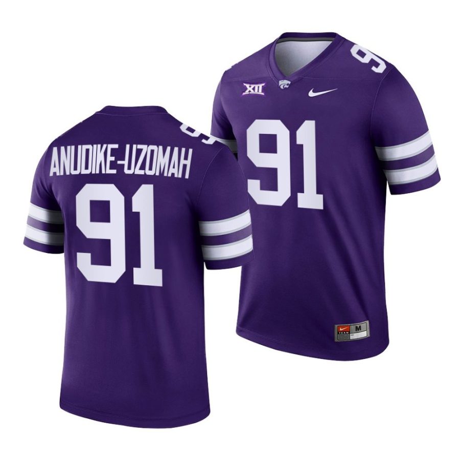 2022 23 kansas state wildcats felix anudike uzomah purple college football jersey scaled