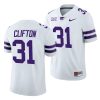 2022 23 kansas state wildcats jake clifton white college football jersey scaled
