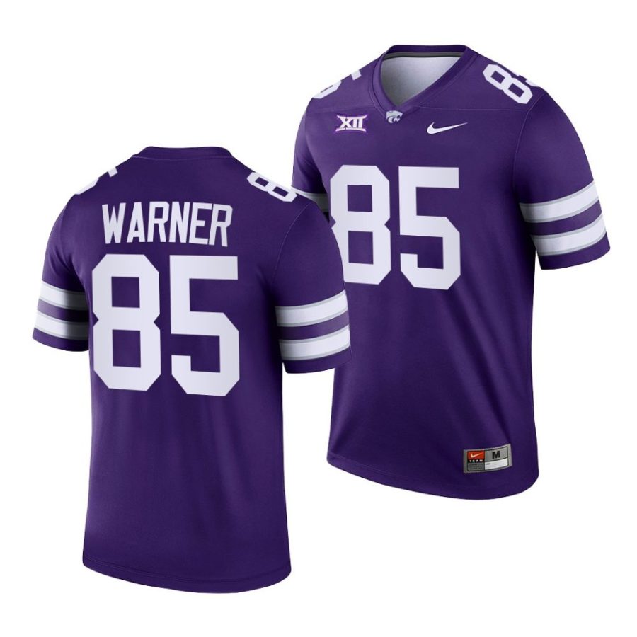 2022 23 kansas state wildcats kade warner purple college football jersey scaled
