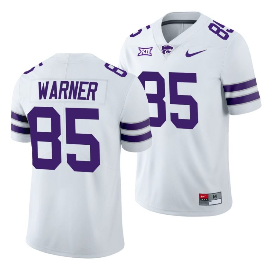 2022 23 kansas state wildcats kade warner white college football jersey scaled