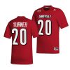 2022 23 louisville cardinals maurice turner red college football nil replica jersey scaled