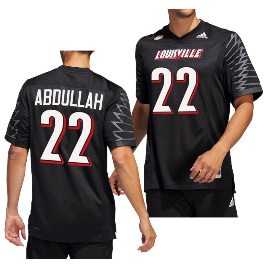 2022 23 louisville cardinals yasir abdullah black premier football jersey scaled