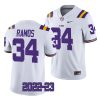 2022 23 lsu tigers damian ramos white college football game jersey scaled