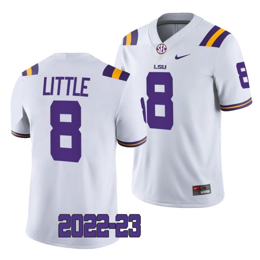 2022 23 lsu tigers desmond little white college football game jersey scaled