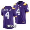 2022 23 lsu tigers john emery jr. purple college football game jersey scaled