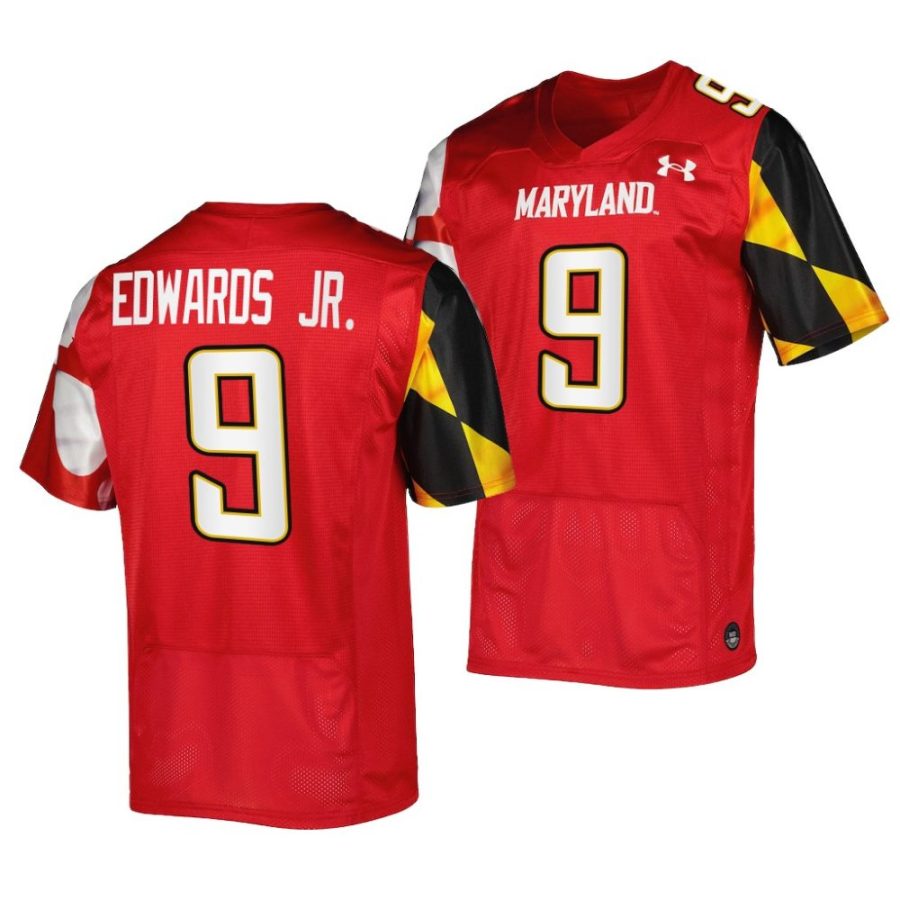 2022 23 maryland terrapins billy edwards jr. red college football replica jersey scaled