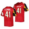 2022 23 maryland terrapins rex fleming red college football replica jersey scaled