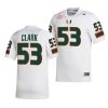 2022 23 miami hurricanes jakai clark white college football nil replica jersey scaled