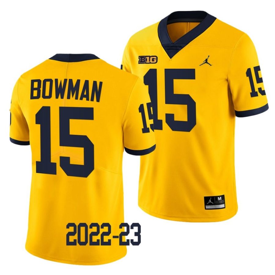 2022 23 michigan wolverines alan bowman maize college football limited jersey scaled