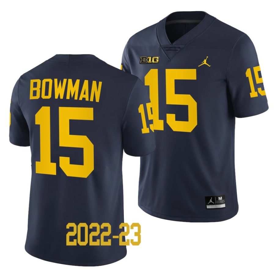 2022 23 michigan wolverines alan bowman navy college football game jersey scaled
