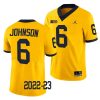 2022 23 michigan wolverines cornelius johnson maize college football limited jersey scaled