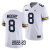 2022 23 michigan wolverines derrick moore white college football game jersey scaled