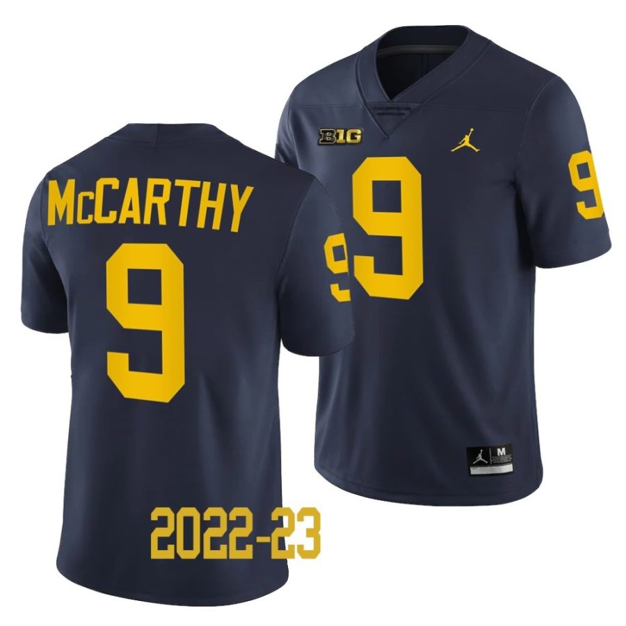 2022 23 michigan wolverines j.j. mccarthy navy college football game jersey scaled