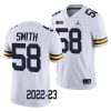 2022 23 michigan wolverines mazi smith white college football game jersey scaled