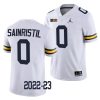 2022 23 michigan wolverines mike sainristil white college football game jersey scaled