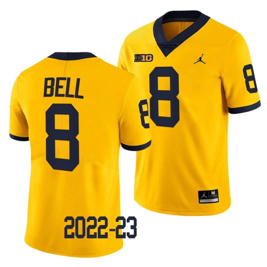 2022 23 michigan wolverines ronnie bell maize college football limited jersey scaled