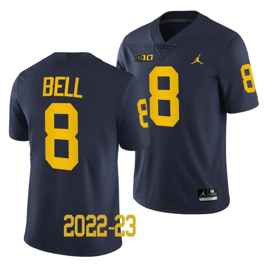 2022 23 michigan wolverines ronnie bell navy college football game jersey scaled