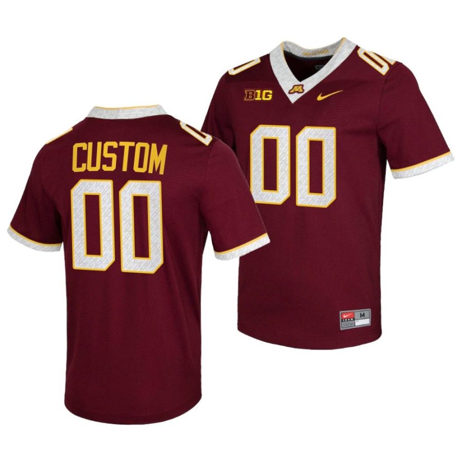 2022 23 minnesota golden gophers custom maroon untouchable game football jersey scaled