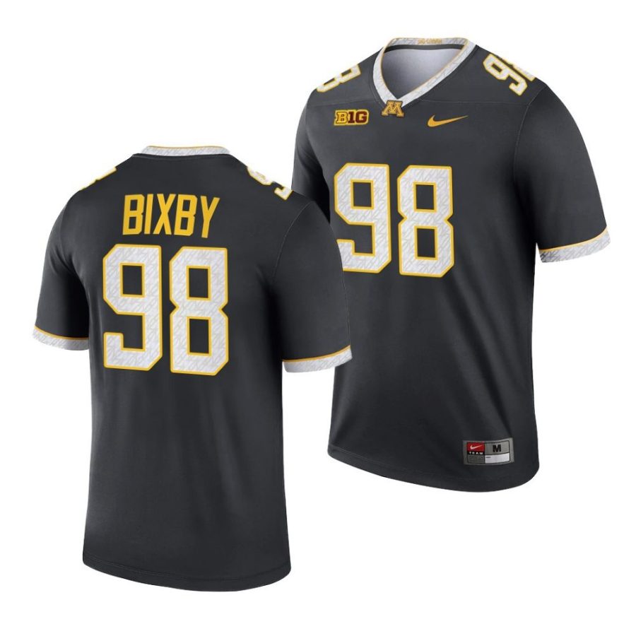 2022 23 minnesota golden gophers trey bixby gray legend alternate football jersey scaled