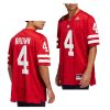2022 23 nebraska huskers alante brown red college football icon jersey scaled