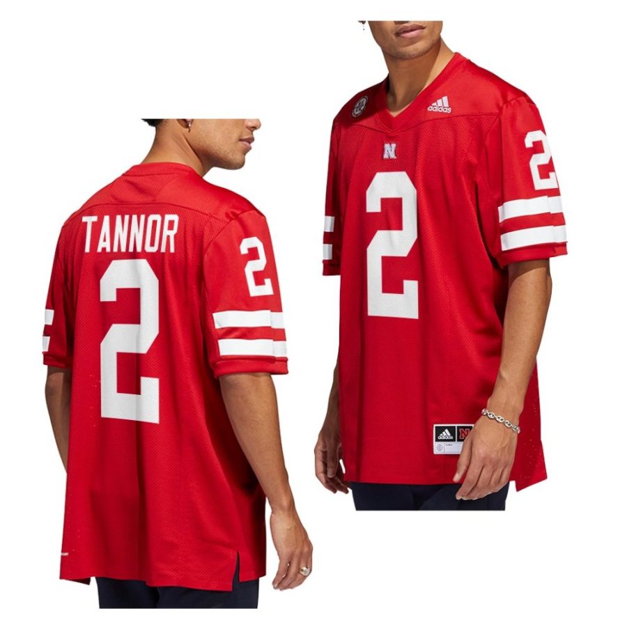 2022 23 nebraska huskers caleb tannor red college football icon jersey scaled