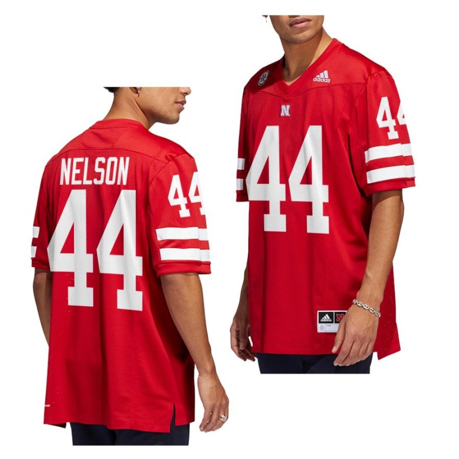 2022 23 nebraska huskers garrett nelson red college football icon jersey scaled