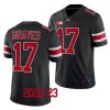 2022 23 ohio state buckeyes kyion grayes black limited football jersey scaled