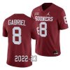 2022 23 oklahoma sooners dillon gabriel crimson college football game jersey scaled
