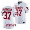 2022 23 oklahoma sooners justin harrington white college football game jersey scaled